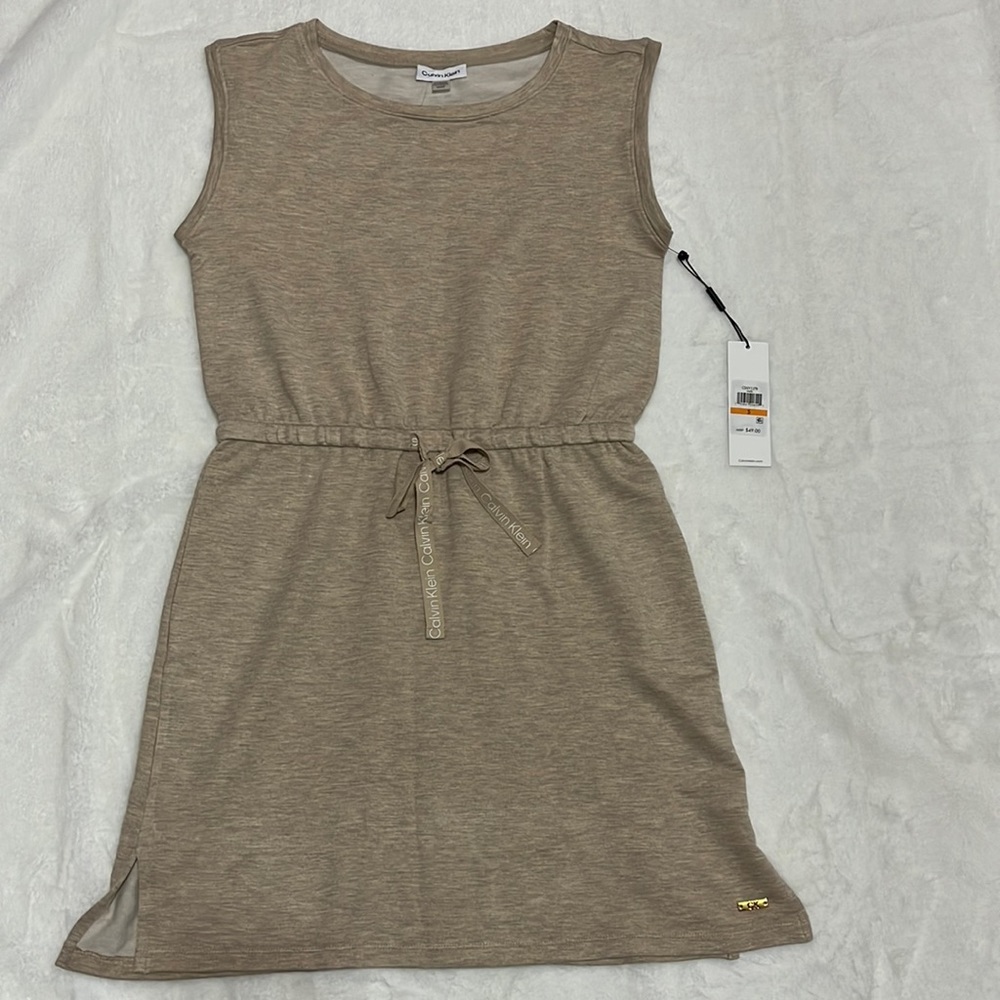 Calvin Klein Dresses | Comfy Soft Dress with Drawstring Waist